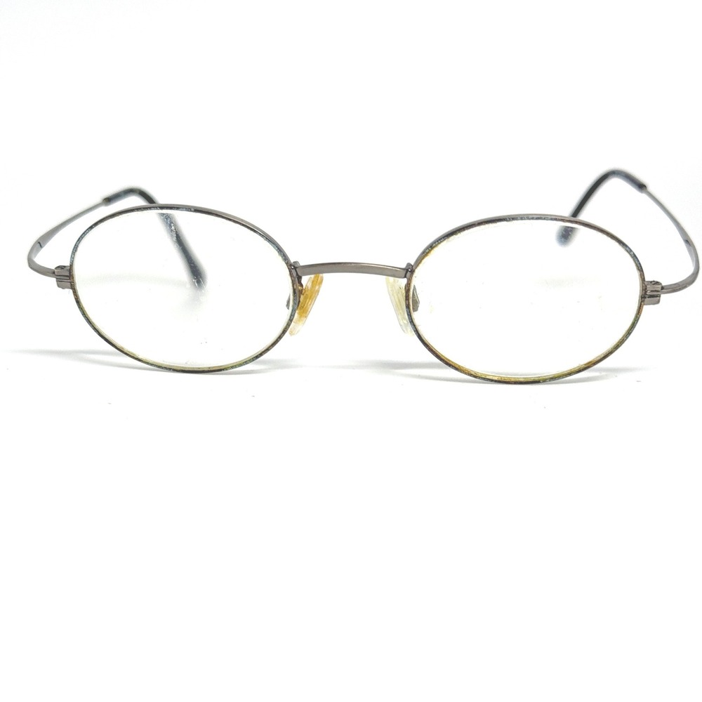 Silhouette Vintage Oval Eyeglasses Frames Silver Tone Metal Austria 22430